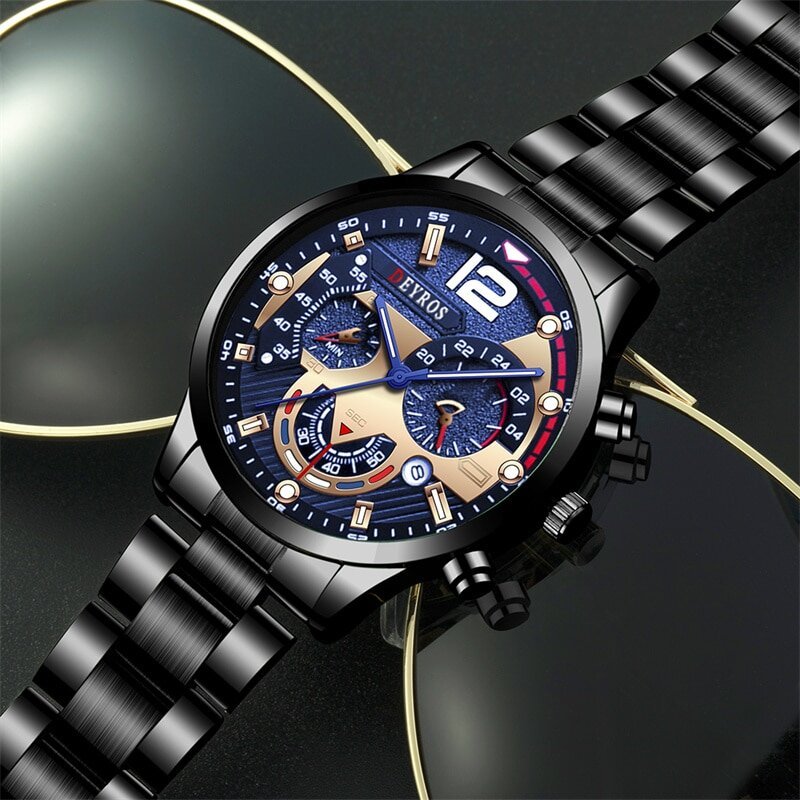 fashion mens stainless steel watches luxury quartz wristwatch calendar luminous clock men business casual watch reloj hombre fashion mens stainless steel watches luxury quartz wristwatch calendar luminous clock men business casual watch reloj hombre