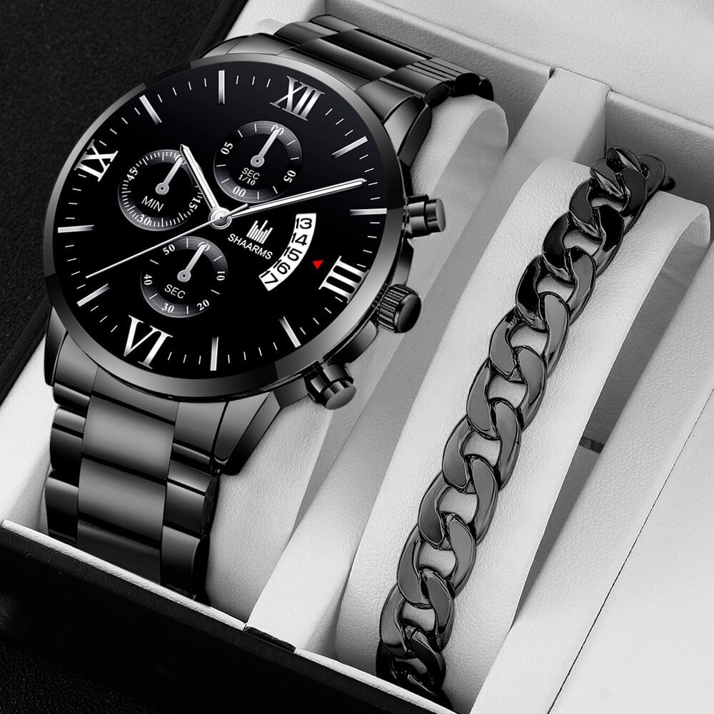 mens fashion business quartz watch fashion fake three eye six pin calendar men watch stainless steel belt men watches mens fashion business quartz watch fashion fake three eye six pin calendar men watch stainless steel belt men watches