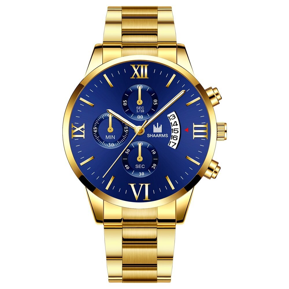mens fashion business quartz watch fashion fake three eye six pin calendar men watch stainless steel belt men watches mens fashion business quartz watch fashion fake three eye six pin calendar men watch stainless steel belt men watches