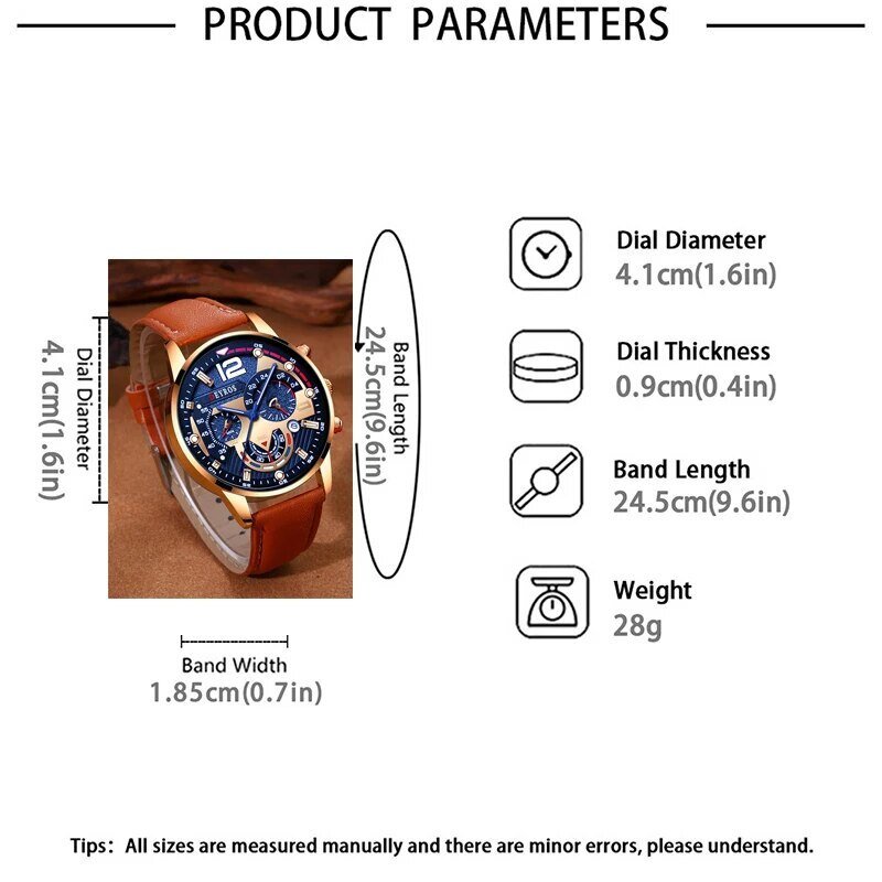 2pcs set fashion mens calendar watches luxury male business casual brown leather quartz watch men bracelet wrist watch 2pcs set fashion mens calendar watches luxury male business casual brown leather quartz watch men bracelet wrist watch