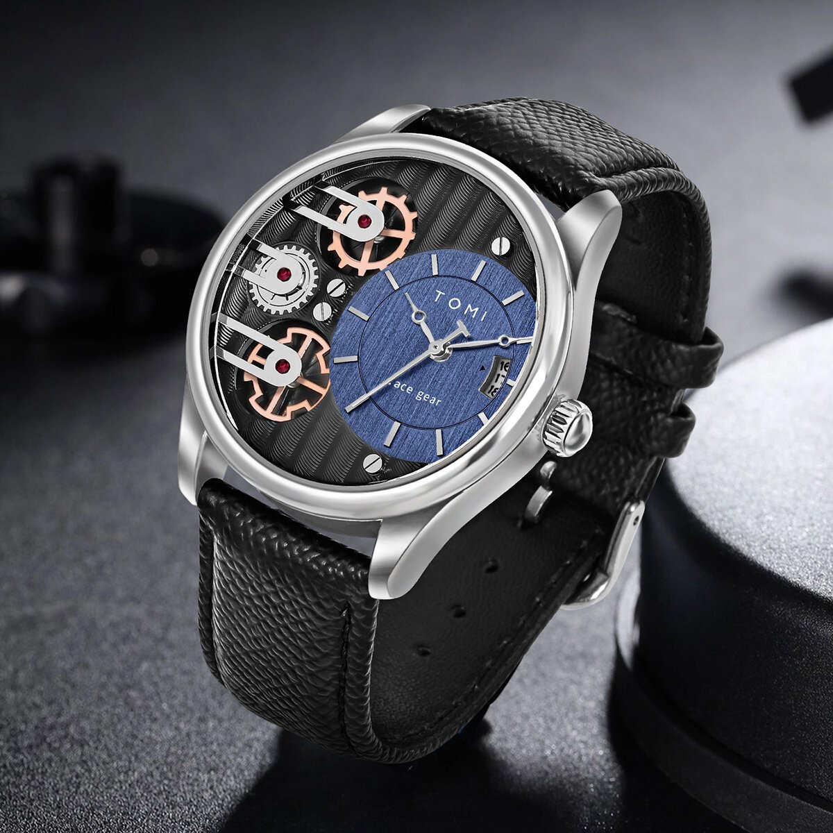 tomi men's gift box combination set watch luxury and simple business detachable strap quartz watch men's watch festival gift tomi men's gift box combination set watch luxury and simple business detachable strap quartz watch men's watch festival gift