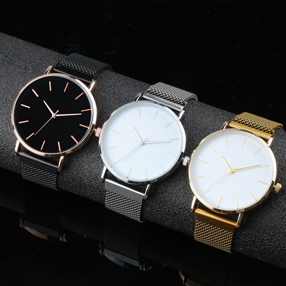 men fashion ultra thin watches simple men business stainless steel mesh belt quartz watch casual watch for man relogio masculino