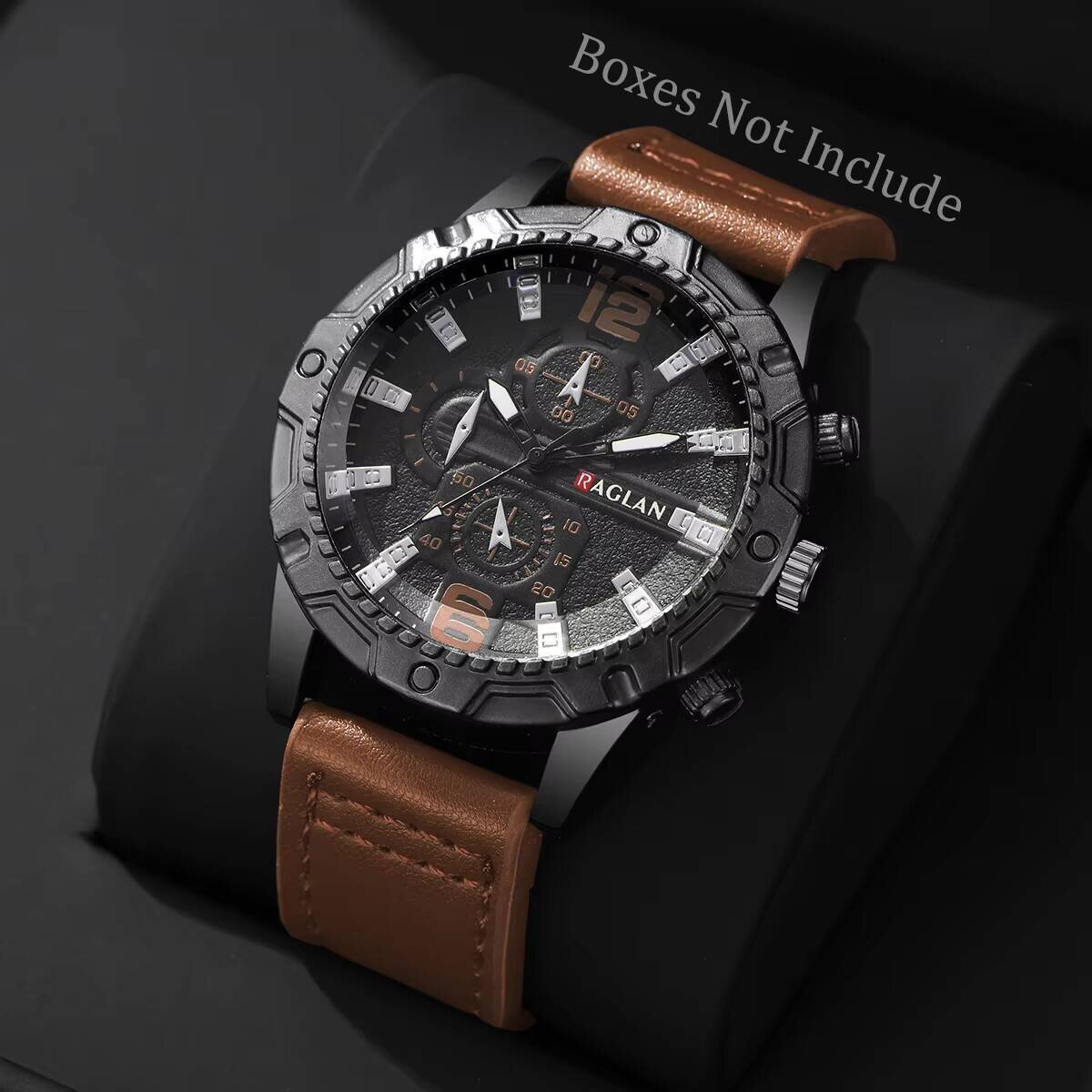 fashion leather strap men business watches casual arabic numeral dial quartz watch reloj hombre（without box）