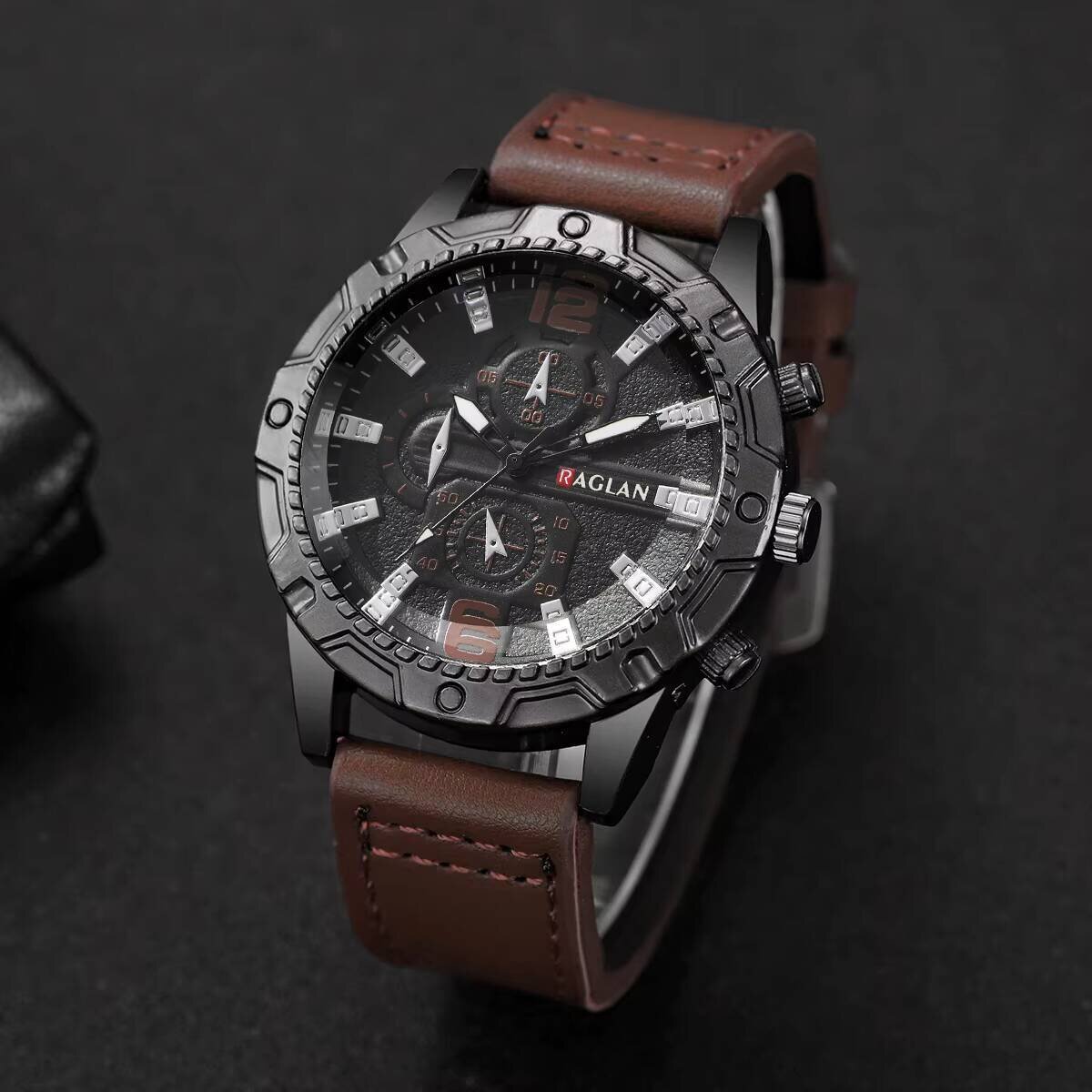 fashion leather strap men business watches casual arabic numeral dial quartz watch reloj hombre(without box) fashion leather strap men business watches casual arabic numeral dial quartz watch reloj hombre(without box)