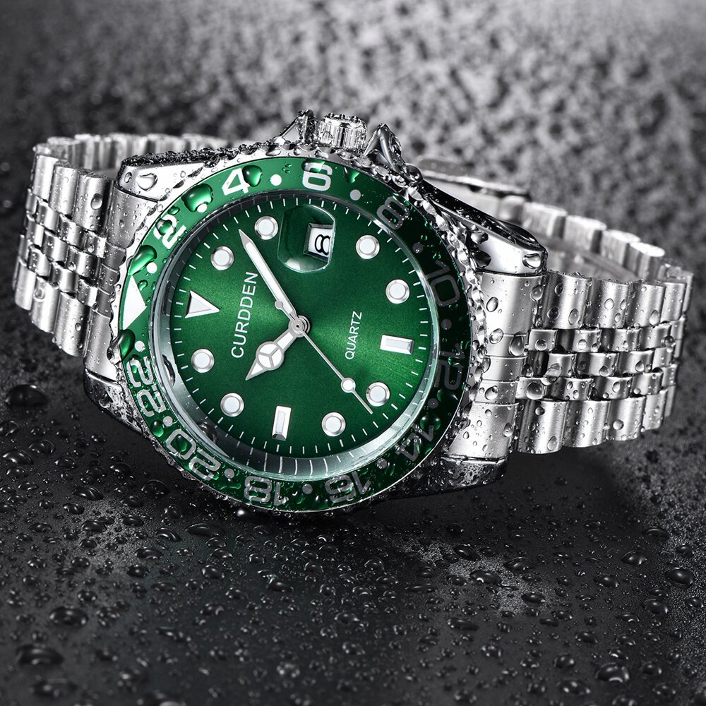 men famous brand watches students boys fashion stainless steel band casual calendar quartz watch green relogios masculinos 2024 men famous brand watches students boys fashion stainless steel band casual calendar quartz watch green relogios masculinos 2024