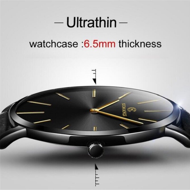 2025 luxury business men watches men gold watch ultra thin mens watches leather quartz watch man wristwatch horloge mannen