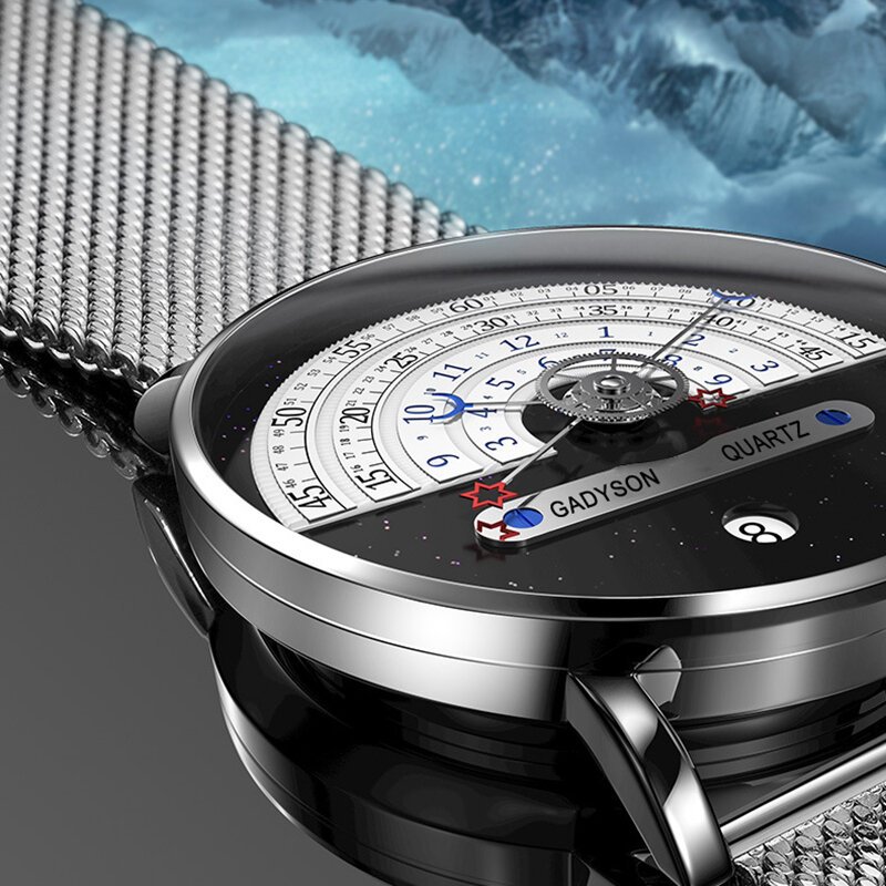 unique business men watch fashion auto date stainless steel strap quartz wristwatch man gifts for him calendar clock unique business men watch fashion auto date stainless steel strap quartz wristwatch man gifts for him calendar clock