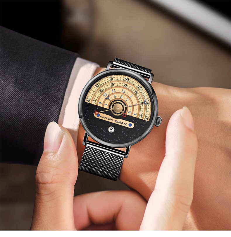unique business men watch fashion auto date stainless steel strap quartz wristwatch man gifts for him calendar clock unique business men watch fashion auto date stainless steel strap quartz wristwatch man gifts for him calendar clock