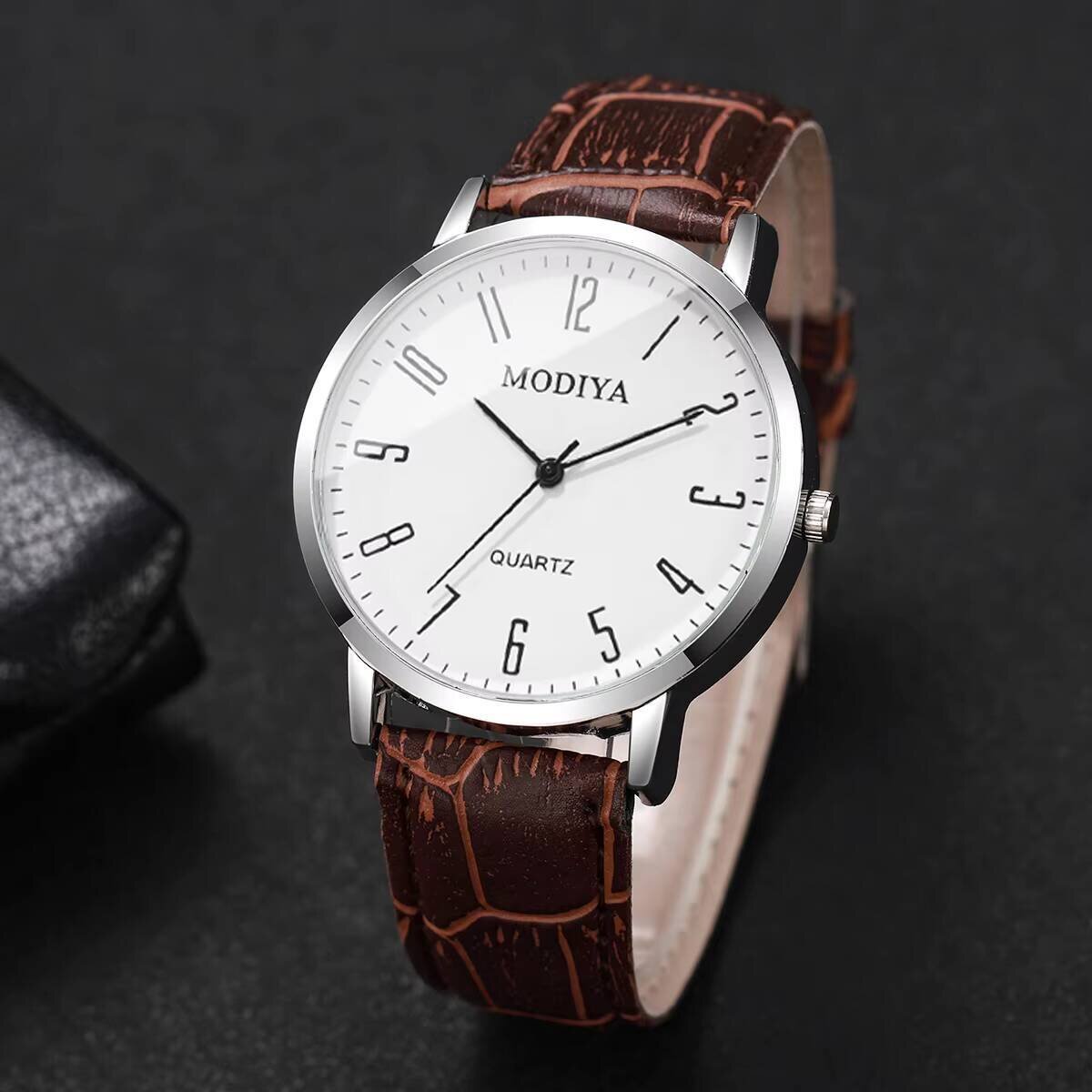 3pcs fashio arabic dial men business watches set casual leather strap quartz wristwatches relogio masculino(without box) 3pcs fashio arabic dial men business watches set casual leather strap quartz wristwatches relogio masculino(without box)