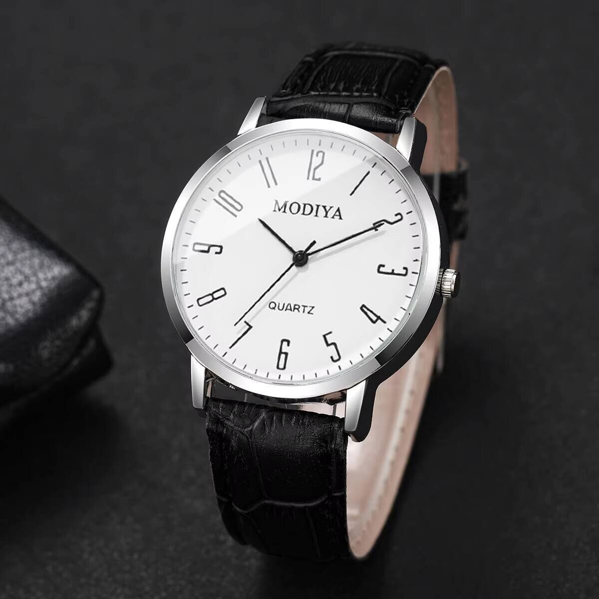 3pcs fashio arabic dial men business watches set casual leather strap quartz wristwatches relogio masculino(without box) 3pcs fashio arabic dial men business watches set casual leather strap quartz wristwatches relogio masculino(without box)
