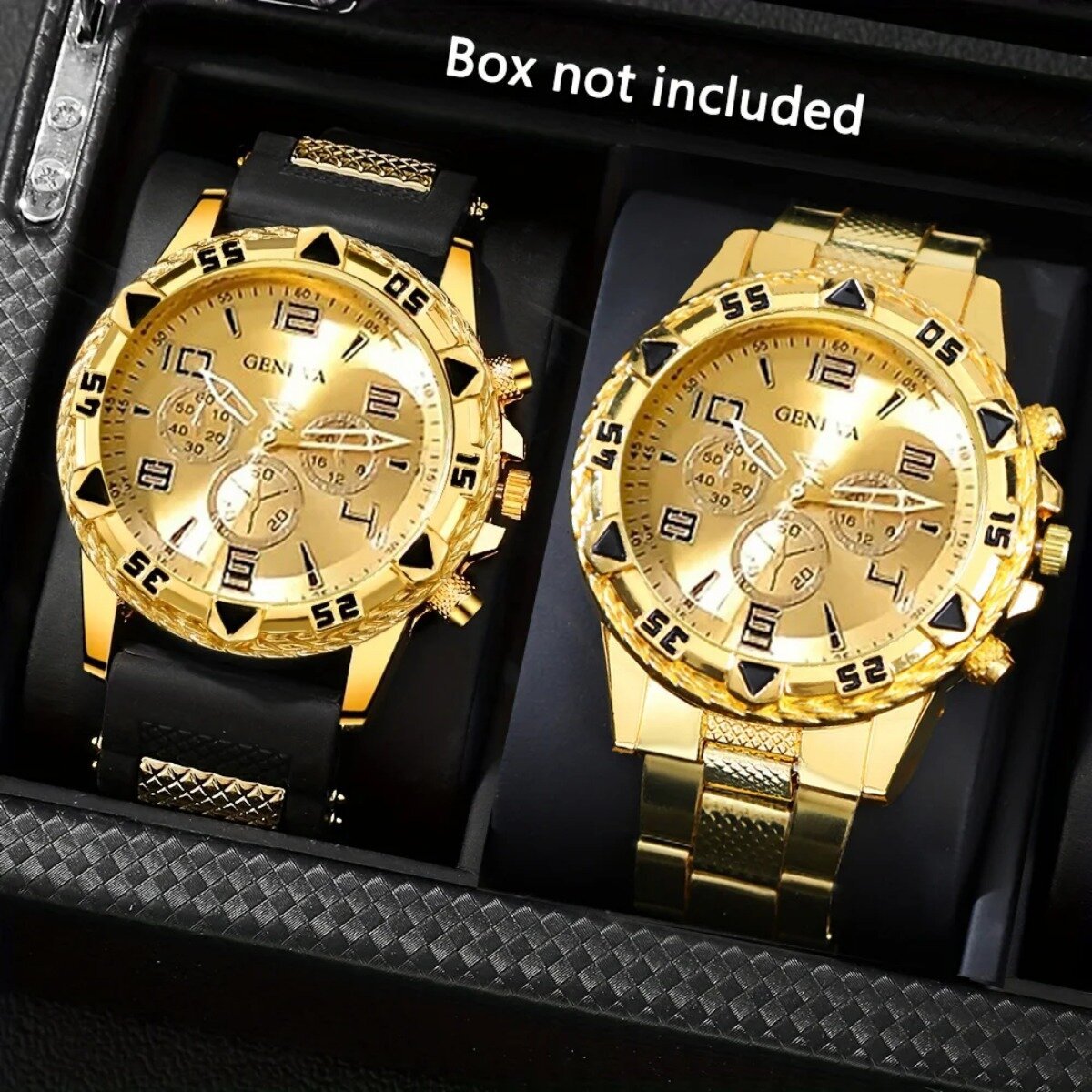 2pcs men's quartz watch set fashion men business watches silicone band wristwatches 2pcs men's quartz watch set fashion men business watches silicone band wristwatches