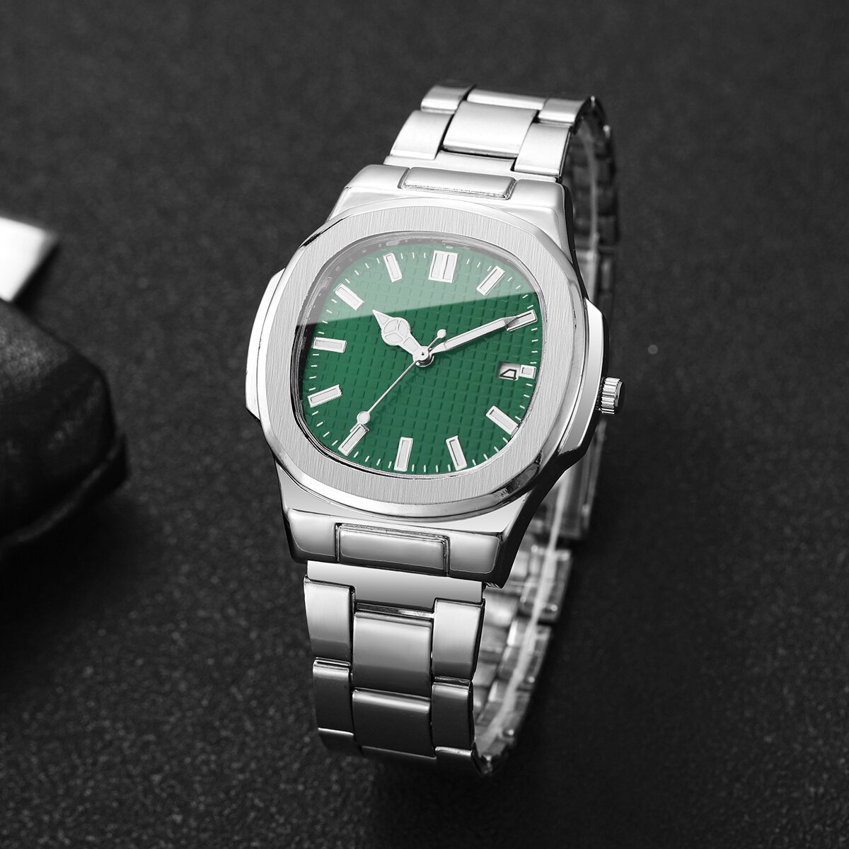 luxury square men business watches simple calendar quartz watch for mens clock(without box) luxury square men business watches simple calendar quartz watch for mens clock(without box)