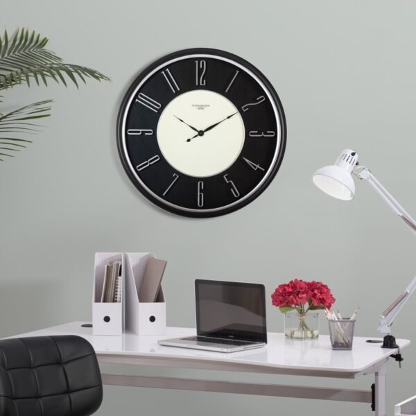 Studio Design Home 29" Modern Raised Numeral Wall Clock
