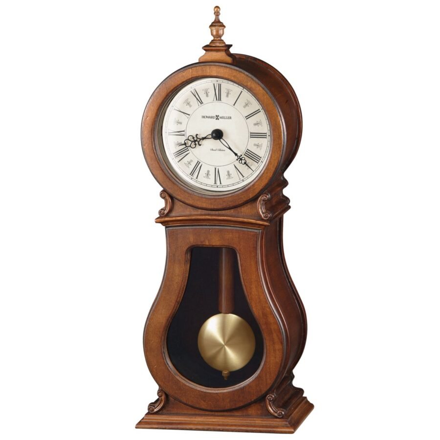 Howard Miller 635146 16-1/2 X 6-1/2 Arendal Hardwood Analog Table Top Clock - Americana