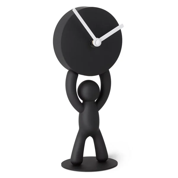 Buddy Desk Clock Black