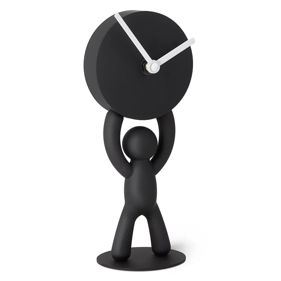 Buddy Desk Clock Black
