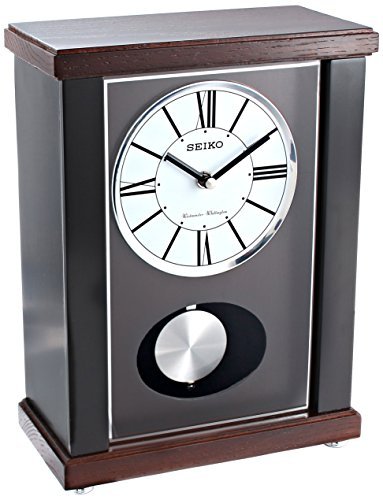 Seiko QXQ028KLH Mantel Japanese Quartz Shelf Clock