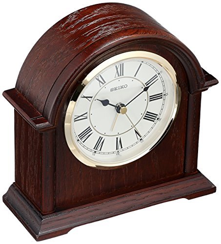 Seiko QXE050BLH Desk/Table Japanese Quartz Shelf Clock