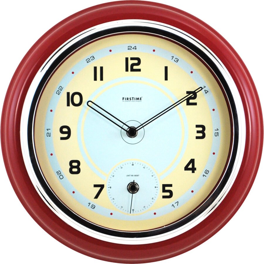 FirsTime 12.5" Classic Kitchen Wall Clock