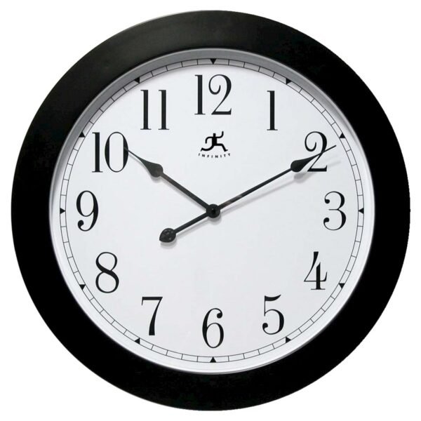 The Nexus Round Wall Clock Black
