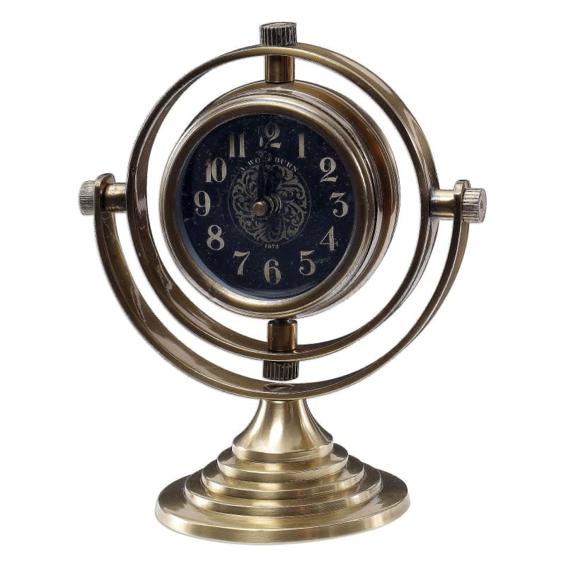 Uttermost Almonzo Table Clock, Size One Size - Black